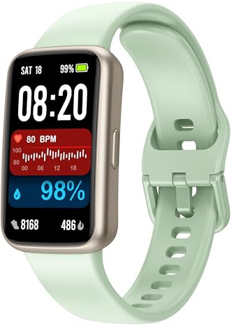Enfit Fitness Tracker Smart Watch 1.47Screen Heart Rate Sleep Monitor | 100+ sports Fitness Watch, 24/7 heart rate, 1.47 pedometer sleep monitors, 3ATM waterproof with smart message notifications