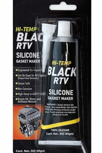 RTV Silicone Hi-Temp Black Gasket Sealant For Oil Sump Engine Oil Pan