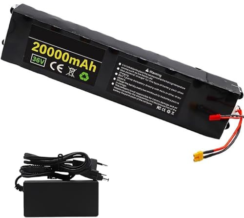 Batería de iones de litio impermeable de 36 V y 20 Ah para patinete eléctrico. Batería de repuesto 10S3P para bicicleta eléctrica. Batería de alta calidad. 36V 20Ah,XT60+DC