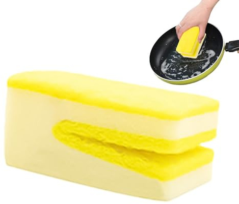 Svampar för rengöring, skursvampar | diskmaskinssvamp | Skrubbning, disksvamp, återanvändbara kökssvampar och skrubber, skrubbsvamp för diskbänken