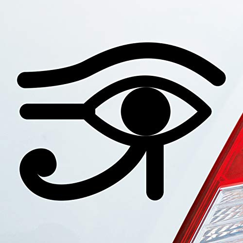Hellweg Druckerei Horusauge Udjat-Auge Auge Eye Ägypten Egypt Car Auto Aufkleber Sticker Heckscheibenaufkleber