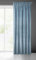 Eurofirany Villa Cortina Opaca Terciopelo con Cinta de Cortina - 1 Unidad, Panel, Suave, Clásico, Elegante, Salón, Dormitorio, Gruesa 290 g/m², 140x270 cm, Azul