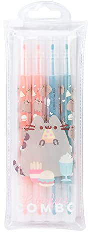Grupo Erik | Set de Surligneurs Pusheen Foodie | Fourniture Scolaire