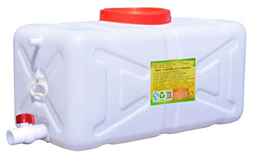 Yimihua Wassertank 80L Grosse Kapazität Haushaltswasser Wassertank Mit Wasserhahn Wasser Lager Wasserbehälter Für Den Notfall Camping Wassereimer Für Sport Wandern Picknick BBQ