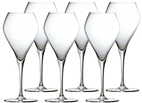 Stölzle Lausitz Q1 Verres à Vin Doux Lot de 6, 320 ml – Verres en cristal soufflés bouche pour vin de dessert Porto & Sherry – Verre à vin doux élégant à long pied – Fait main en Allemagne