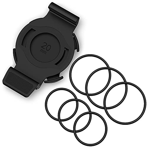 TUSITA 20mm Quickfit Quarter Turn Bike Mount Kompatibel mit Garmin Fenix 6S, 6S Pro, Fenix 7S - Smartwatch Fahrräder Mount Lenker Halterung Fahrrad Halter - Road Cycling MTB Zubehör