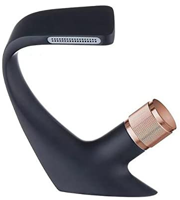 Ksunun Wasserhahn Bad Waschtischarmatur aus Messing Kaltes- heißes Wasser Mischbatterie Waschbecken Einhebel Bidetarmatur Wasserfall, Schwarz,Rose Black