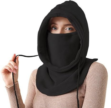 Sturmhaube Winter Für Männer Frauen Unisex Balaclava Warm Skimaske Verstellbare Gesichtsmaske Kapuzenschal Sturmhaube Helm Sturmhaube Winter Skimaske
