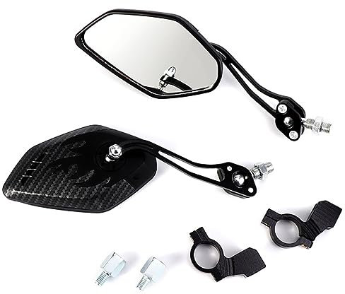 Sosoport Fahrradspiegel-lenkerhalterung – 4er-pack Rückspiegel Fahrradzubehör Für E- Mit Reflektierender Rückseite Für Mehr