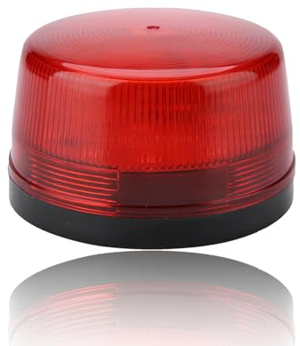 FLEXMAN LED Warnleuchte, 2.9x1.7in, Rot, 15 LED-Perlen, Dreifrequenzblinken, Gleichmäßiges Beleuchtungsdesign, Hohe Sichtbarkeit und Helligkeit, Energieeffizient