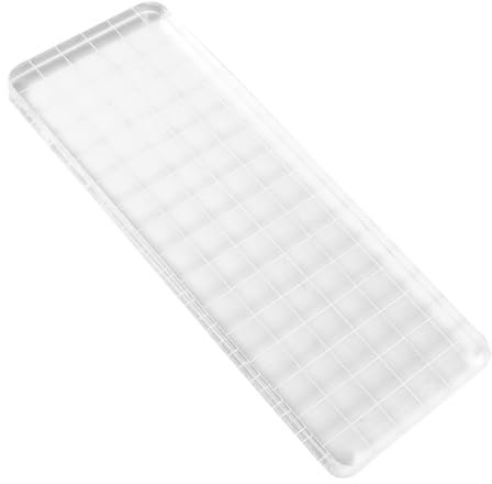 SEWOART Transparenter Acrylblock Für Stempel Klarer Stempelblock Aus Acryl Griff Für Diy-stempel Siegelstempelblock Für Scrapbooking Und Basteln