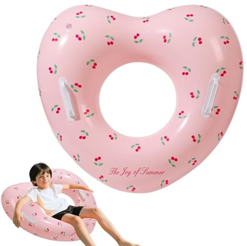 Flamingo Herz | Aufblasbare Schwimmer und Schwimmringe für Pool, Zubehör für Mädchen – Hochzeitsfeiern, Geburtstage, Diplome und Sommerveranstaltungen