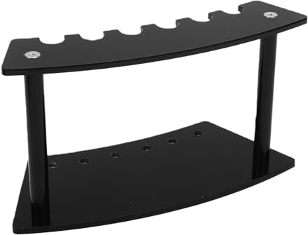Cocoarm Akryl Dart Hållare Stativ Klar Akryl Dart Display Rack för 6 Kompakt Bordsskiva Organizer Upprätt Förvaring för Skrivbord Hylla Bar Spelrum Spelare