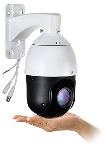 SUNBA 22-facher optischer Zoom, 960H Analog Hochgeschwindigkeits PTZ Kamera, CCTV 100m Nachtsicht Outdoor Sicherheits Dome Kamera w/RS485 Kontrolle (405-22X)