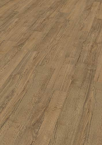 EGGER EHD028 Designboden GreenTec natur-Elva Eiche braun (7,5mm kompakt 1,99 m²) Design-extrem robust, strapazierfähig, pflegeleicht, wasserfest und PVC frei