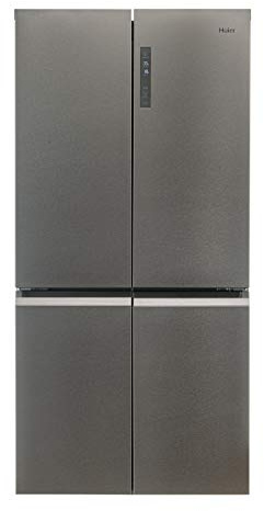 Haier Cube 90 Series 5 HTF-540DP7 - Frigorífico, 4 Puertas, Tecnología Antibacterias, Motor Inverter, Botellero, My Zone, Humidity Zone, Ancho 90cm, Capacidad XXL 528L, Total No Frost, Inox