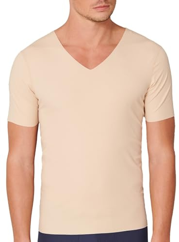 Schiesser Herr Laser Cut V-Neck undertröja underkläder, Hudnyanser, S