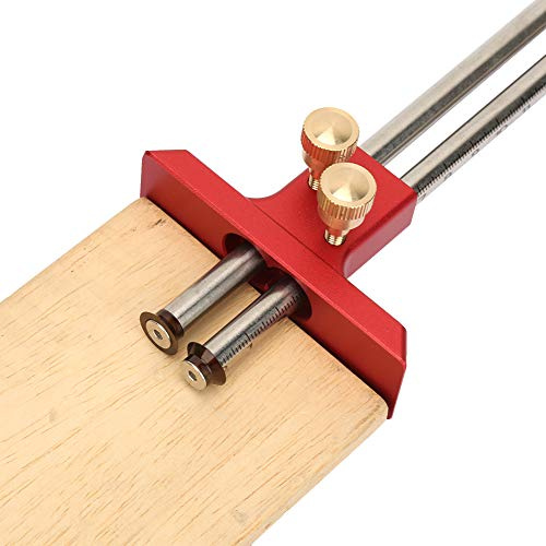 Precision Wood Marking Gauge, Stainless Steel Dual-Head Mortise and Tenon Scriber, Carpenter Marking Tool for Woodworking, Home and Factory Use