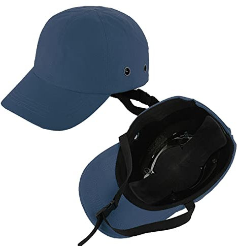 Berretto di sicurezza da baseball, con cappuccio di sicurezza anti-shock, protezione per la testa, protezione dagli urti