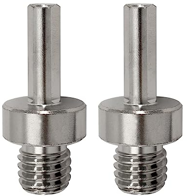 LEKOMESH Core Drill Bit Adapter 5/8-11 Thread to 3/8(9.5mm) Triangle Shank Diamond Hole Saw Adapter for Electric Drill, 2pcs