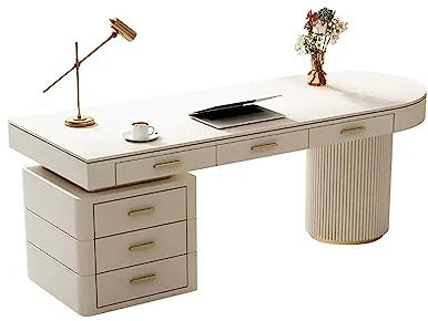 Laptop-Tisch Computertisch Rock Board Schreibtisch Home PC Desktop-Tisch Einfacher Büroschreibtisch Einfacher Schreibtisch Boss Schreibtisch Werkbank Home Study PC-Schreibtisch Arbeitstisch für das He