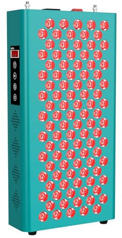 iTHERAU Dispositivo Terapia della Luce Rossa, 500W 660nm 850nm Lampada Infrarossi Terapia con Timer, Alta Potenza 100 LEDs,Terapia a Luce Rossa per la ricreazione migliorare il sonno dolore sollievo
