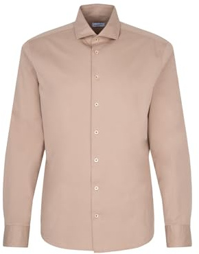 Seidensticker Herren Casual Hemd - Regular Fit - Bügelleicht - Kent-Kragen - Langarm - 100% Baumwolle