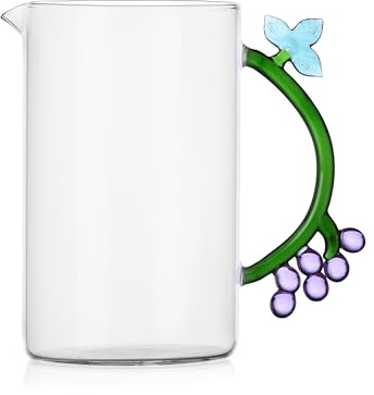 Ichendorf Milano Brocca Uva, Collezione Fruits&Flowers, 150 cl, Vetro Borosilicato, Fatto a Mano