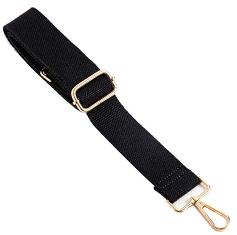 Schwarz Taschengurt 3.8cm Breit Taschengurte zum Wechseln Taschenband Schulterriemen Schultergurt für Taschen Trageriemen Taschenriemen Handtaschen Gurt