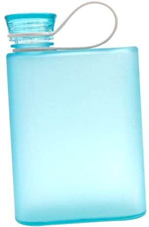SHOWERORO Bouteille Eau Plate Réutilisable Gourde Sportive Portable Et Compacte Pour Gym École Et Activités Extérieur