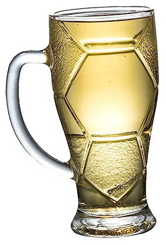 Cabilock Stilvoller Doppelwandiger Bierkrug in Großer Größe Mit Griff Für Fußball-event-bierbecher