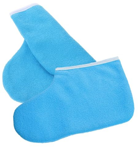 DRESSOOS Parafina Per Piedi Cera Paraffina Maschera Idratante Per Piedi Copripiedi Per Spa Calzini Idratanti Sacchetti Per Bagno Di Paraffina Riutilizzabili in Tessuto