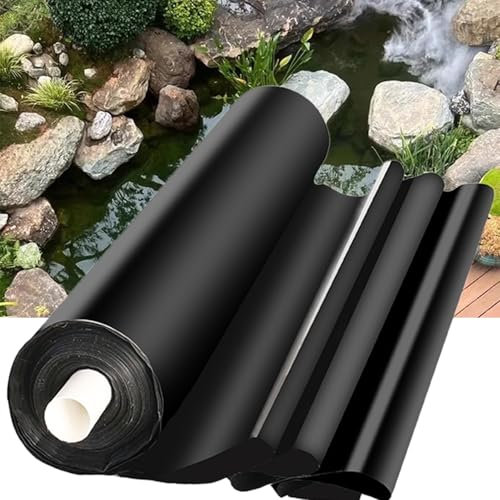 Teichfolie Unterlage schwarz undurchlässige Membran für Fischbecken, Bachläufe, Springbrunnen, Wasserfälle