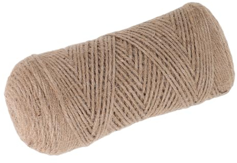 Holibanna Artesanías Cuerda De Yute Hilo De Yute Para Manualidades Envoltura De Regalos Embalaje Decoración De Bodas Cordel Fino Para Plantas Hilo De Cordel Para Hacer Etiquetas