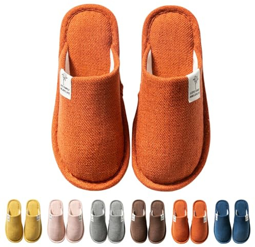 Comode pantofole da donna anteriori chiuse a casa, leggere, traspiranti, in memory foam, morbide, per camera da letto, per interni ed esterni, antiscivolo