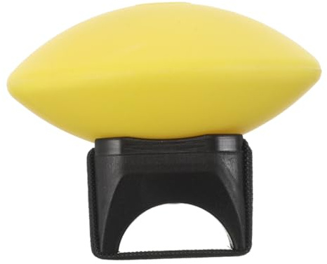 Shaker a Dita per Tamburo Africano, Plastico Giallo | Uso Portatile, Percussione a Mano Versatile, Design Unico, Pratica Indoor e Performance Outdoor