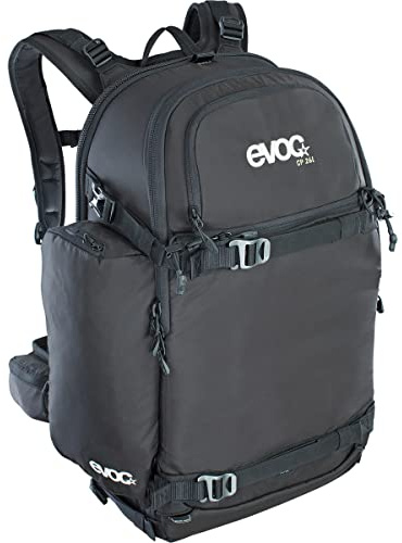EVOC CP18 l & CP 26 l & CP 35 l utomhus kameraryggsäck professionell fotoryggsäck för fotoutrustning (vadderad, ergonomiskt bärsystem, bältessystem för isaxar, skidåkning, snowboard eller stativ)