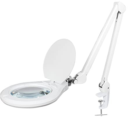Neatfi Elite Lámpara Lupa LED (Lentilla de 15 cm, Blanco)
