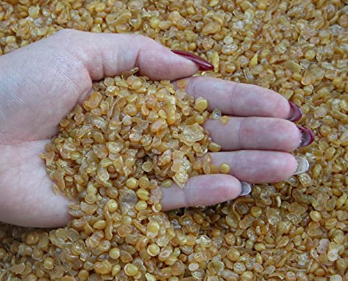Holzleim Bindan Knochenleim Glutinleim 100 g biologisch, zu 100% abbaubar ohne Konservierungsmittel inkl. Leimpsachtel und Pinsel von E-Com24 (Knochenleim 5 kg)