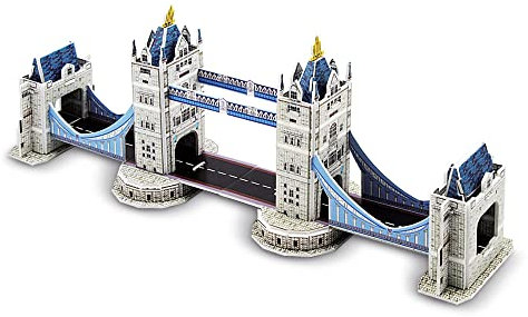 playkidz Puzelworx Puzzle 3D Per Adulti E Bambini, Kit Modello Puzzle, Kit Di Costruzione Modello Puzzle 3D In Schiuma, Progetti STEM Per Bambini, Progetto Fai Da Te Per Bambini (Tower Bridge)