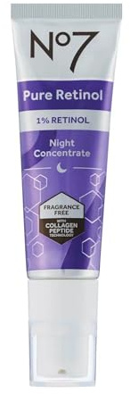 No7 Concentrato notturno puro retinolo (1% retinolo) 30ml (confezione da 1) - Senza profumo