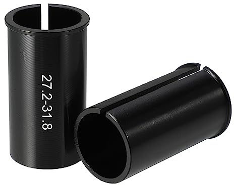 QUARKZMAN Sattelstützenadapter 27.2mm Auf 31.8mm 2 Stück Aluminium | Aluminiumlegierung, Länge 60 Mm, Einfache Installation, Rostbeständig, Neu, Geeignet Für Sattelstützen