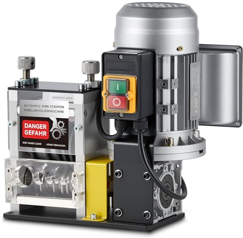 CREWORKS 180 W Elektrische Abisoliermaschine von 1,5-30 mm Mit 5 Verstellbaren Kanälen, Geschwindigkeit Bis Zu 30 m/min, Für