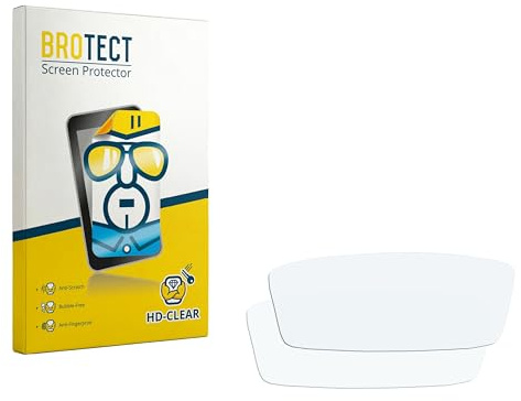 brotect Film Protection pour Peugeot 2008 Cockpit 2023 | 2 Pièces Clair Protection d'écran Made in Germany Anti-Rayures Transparent