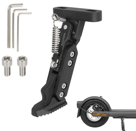 ulip Ständer für Elektro-Scooter, verstellbar, Parkständer, Fußstütze, Ersatzzubehör für Xiaomi 4, Segway, Ninebot F-Serie, Xiaomi M365 1S Pro, Pro2, MI3 Scooter, Schwarz