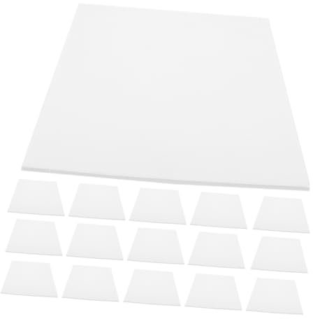 FUNOMOCYA Schaumstoffplatten 20 Blatt Dicke Schaumstoffplatte Leer Projektschaumstoff Für Basteln Und Dekoration Glatte Oberfläche Für Kreative Ideen