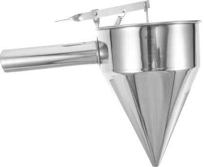 BESPORTBLE Stainless Steel Strainer Stand Funnel Cake Maker Machine for Pancake Baking Confectionery Funnel Kitchen Dessert Tools Bakery Equipment