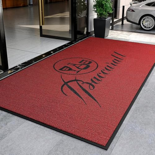 HARVEST HOUSE Personalisierte Fußmatte mit Logo zum Selbst Gestalten | Schmutzfangmatte - Fussmatte Innen und Außen