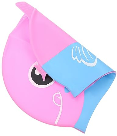 Mipcase Gorro De Natación Infantil De Protección Cabello Diseño De Mediana Accesorio Piscina