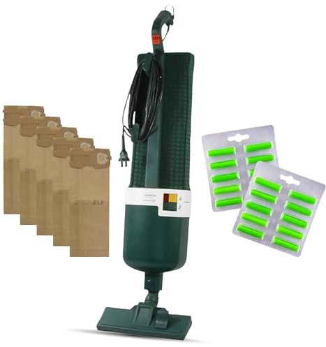 Scopa Elettrica Folletto VK 120 – Aspirapolvere Folletto Rigenerato con 8 Anni di Forniture Incluse | Iconico Modello Meccanicamente Perfetto, Potente e Intramontabile con Garanzia di 24 Mesi